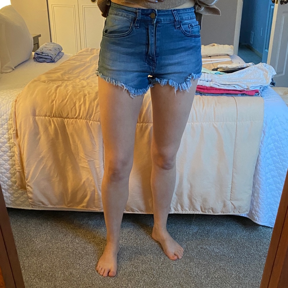 Denim Blue Women Shorts
